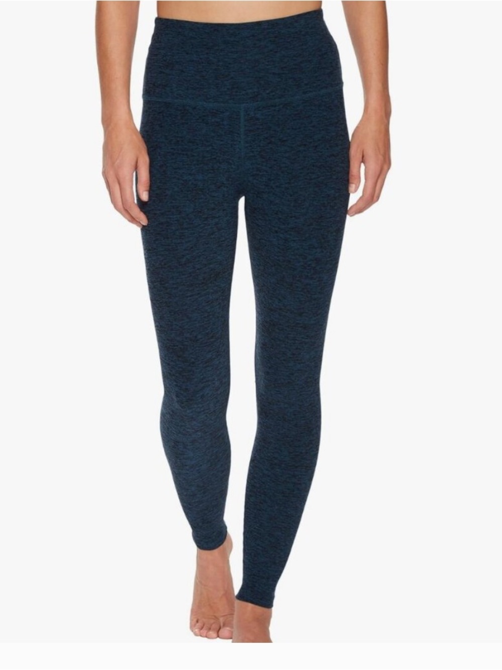 Beyond Yoga Heathered Navy Space Dye Leggings